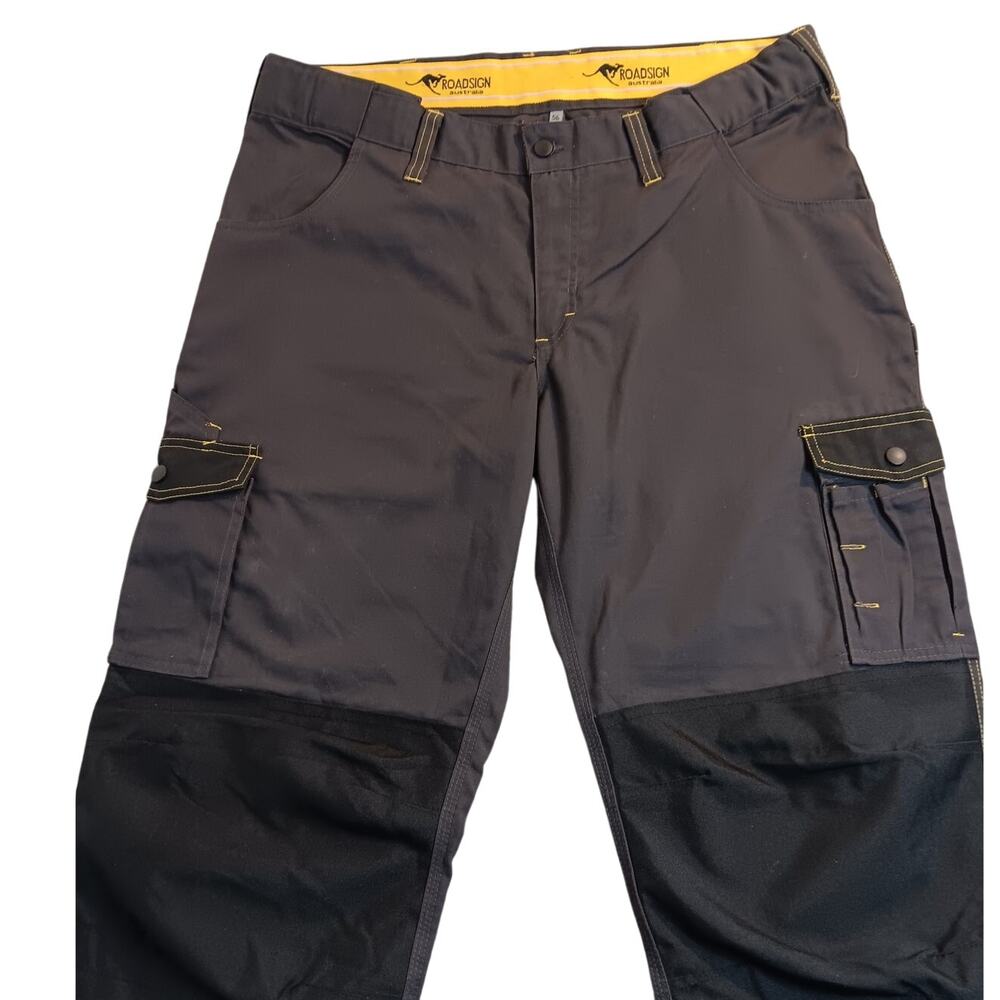 Roadsign‎ Australia Work Trousers 56(Euro) 38X33 Brown Cargo Breathable Climbing - Picture 3 of 13